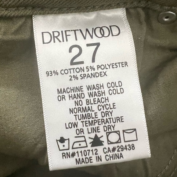 Driftwood 
Collette Roads End plaid cuff crop jeans size 27 - Picture 5 of 11